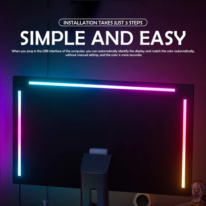 RGB Gaming Lights Strip Monitor Backlight LED Display Sync PC