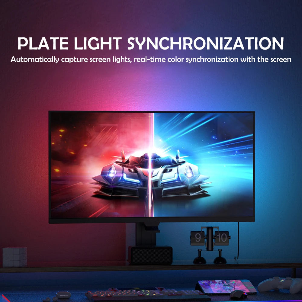RGB Gaming Lights Strip Monitor Backlight LED Display Sync PC