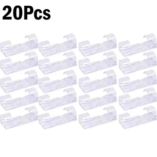 Cable Clips Organizer Drop Wire Holder Cord Management Self-Adhesive