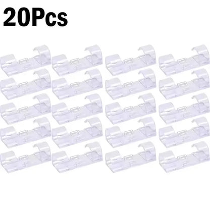 Cable Clips Organizer Drop Wire Holder Cord Management Self-Adhesive