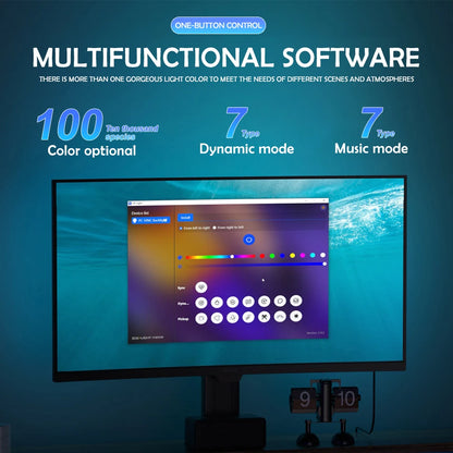 RGB Gaming Lights Strip Monitor Backlight LED Display Sync PC